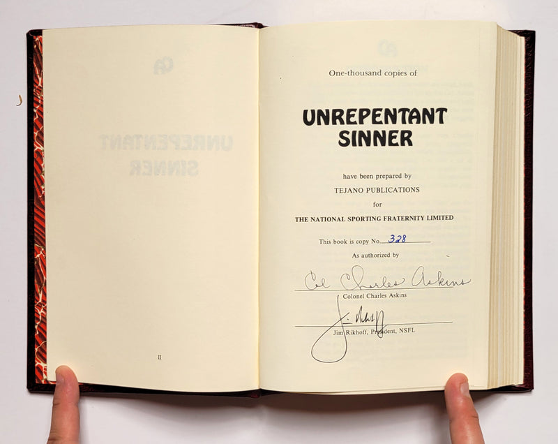 Unrepentant Sinner