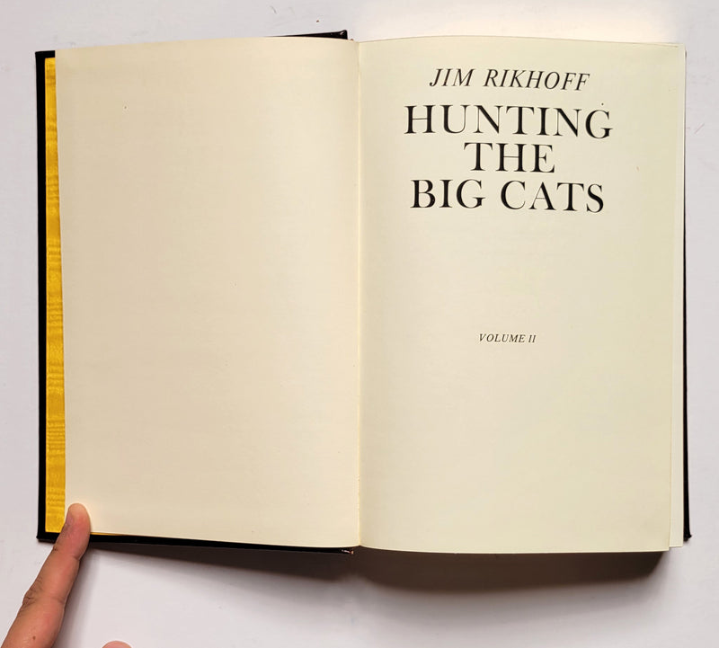 Hunting the Big Cats (2 Volume Set)