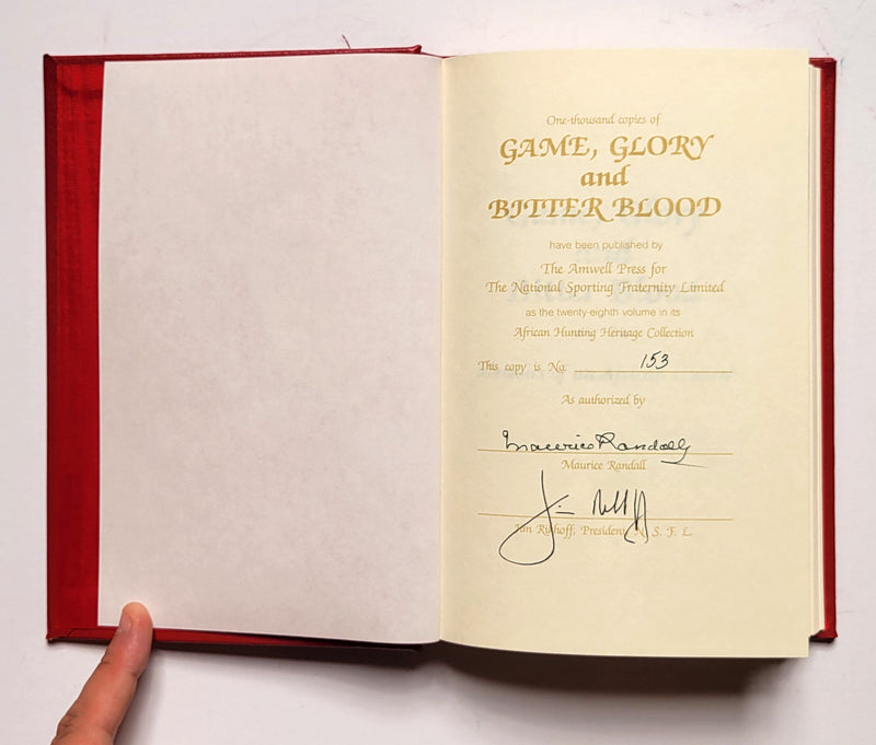 Game, Glory and Bitter Blood