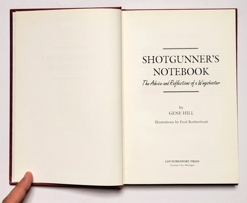 Shotgunner’s Notebook