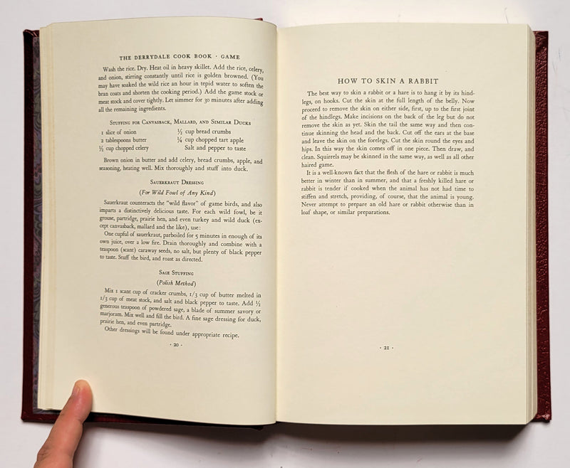The Derrydale Cook Book of Fish and Game  (2 Volume Set)