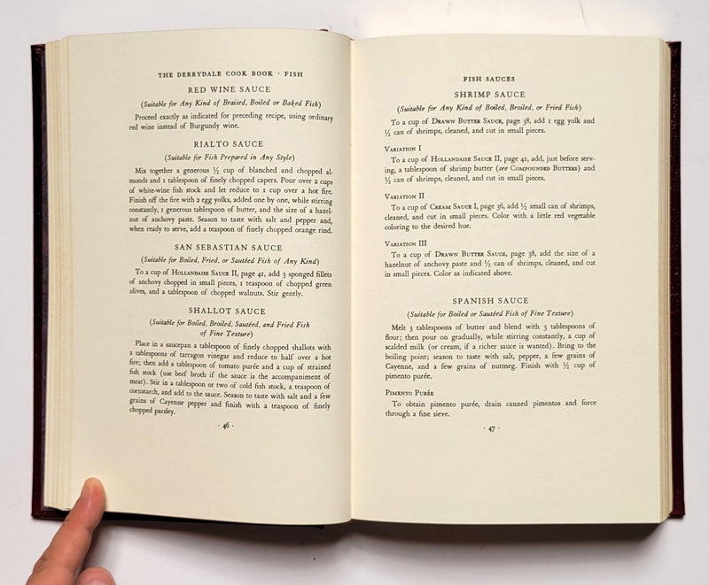 The Derrydale Cook Book of Fish and Game  (2 Volume Set)
