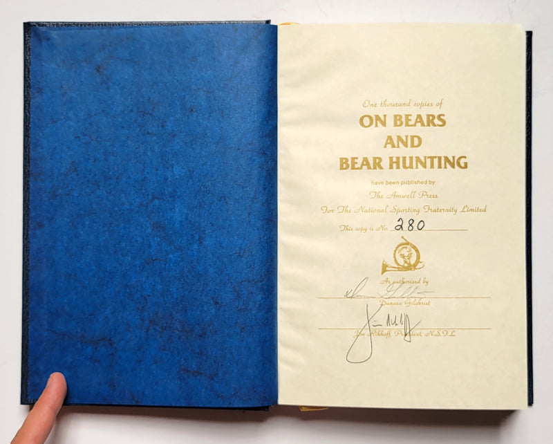 On Bears and Bear Hunting
