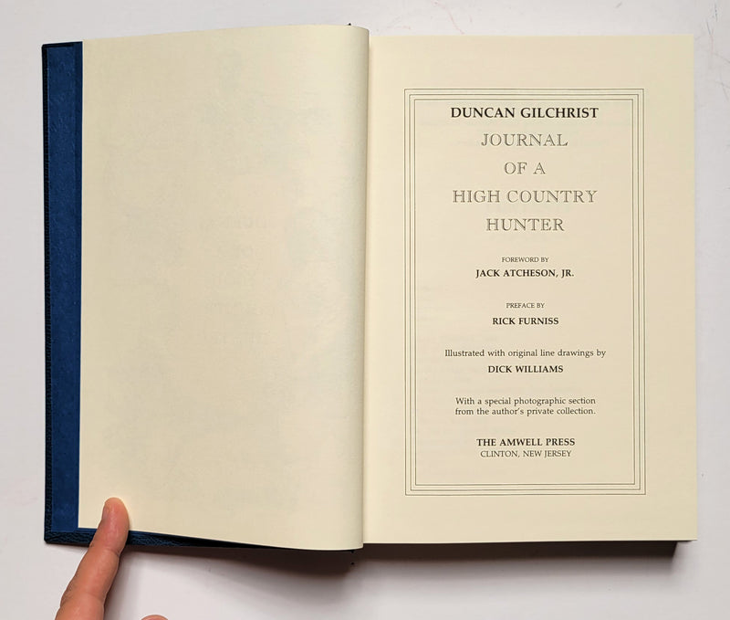 Journal of a High Country Hunter