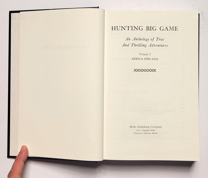 Hunting Big Game (2 Volume Set)
