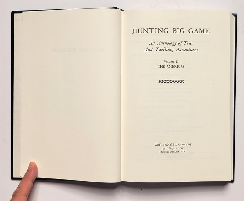 Hunting Big Game (2 Volume Set)