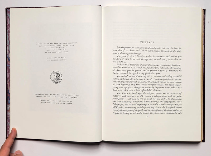 Four Centuries of Sport in America, 1490-1890