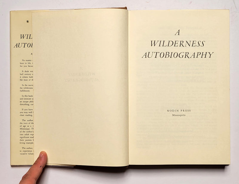 A Wilderness Autobiography