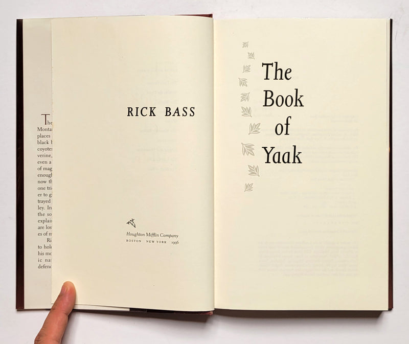The Book of Yaak