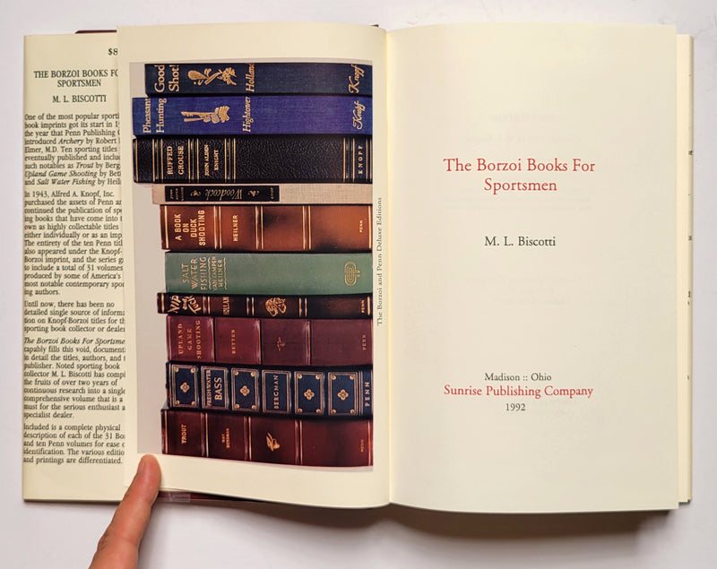 The Borzoi Books for Sportsmen