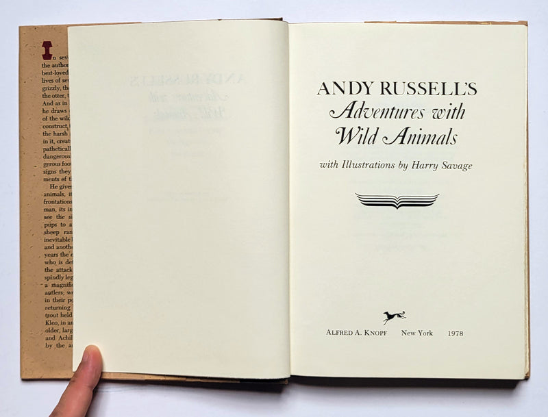 Andy Russell’s Adventures with Wild Animals