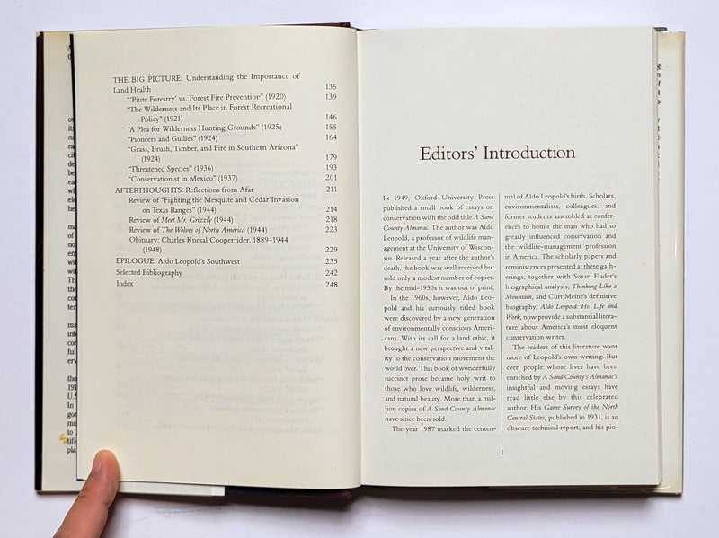 Aldo Leopold’s Wilderness: Selected Early Writings