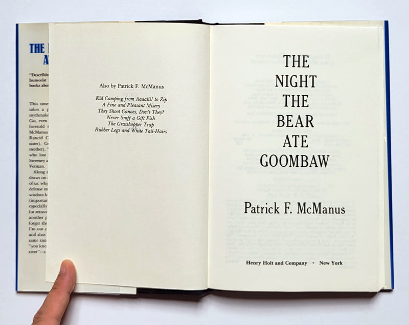 The Night the Bear Ate Goombaw