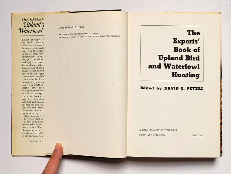 The Experts’ Book of Upland Bird & Waterfowl Hunting