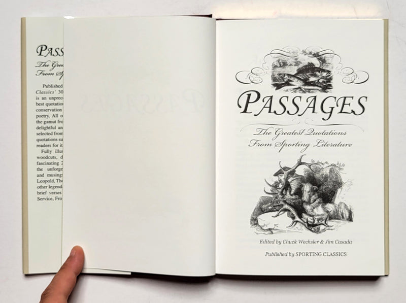 Passages: The Greatest Quotes from Sporting Literature Hardcover