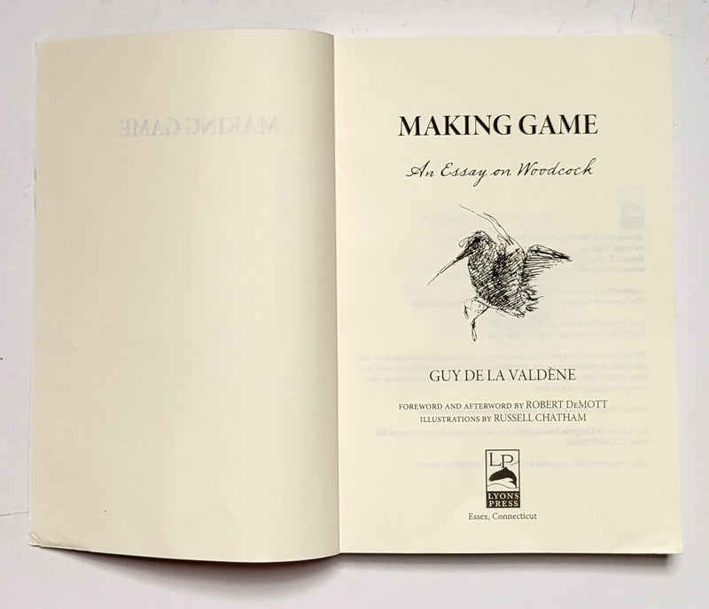 Making Game: An Essay on Woodcock