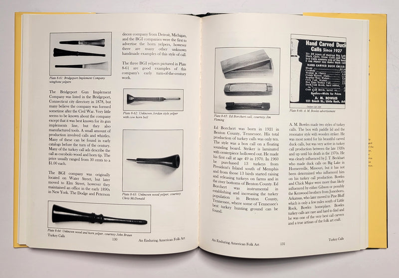 Turkey Calls : An Enduring American Folk Art