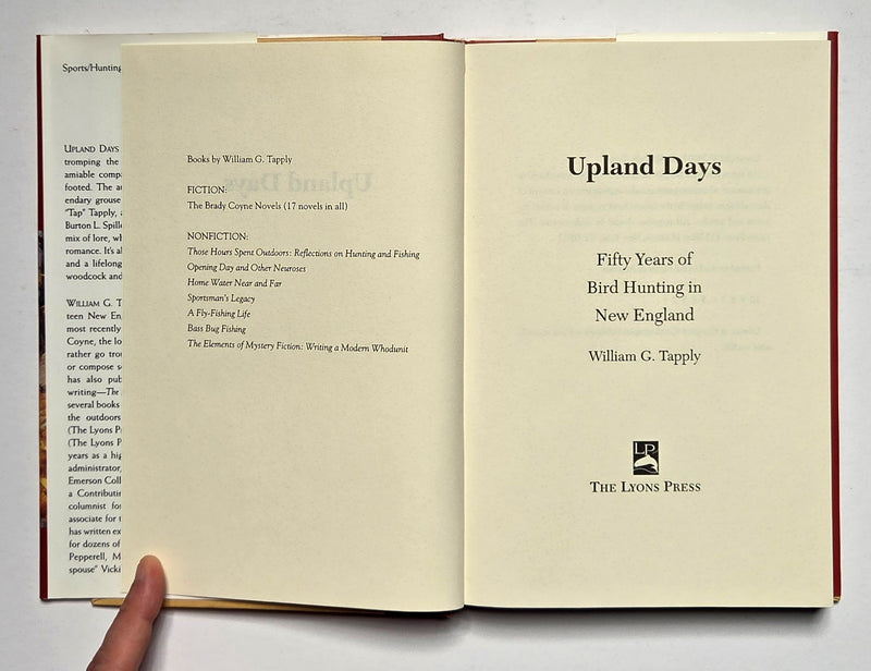 Upland Days: Fifty Years of Bird Hunting in New England