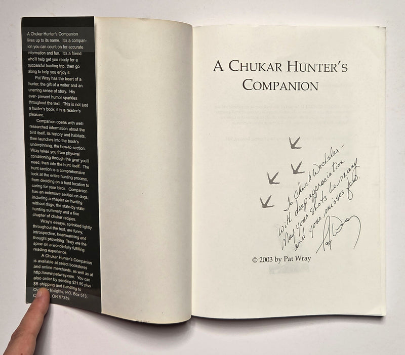 A Chukar Hunter's Companion