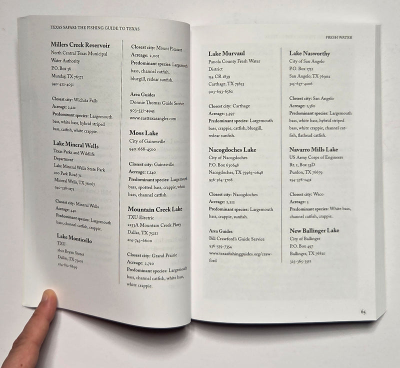 Texas Safari: The Fishing Guide to Texas