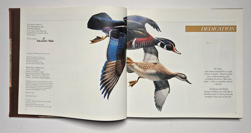 The Wildfowl Art of David Maass; Deluxe Edition
