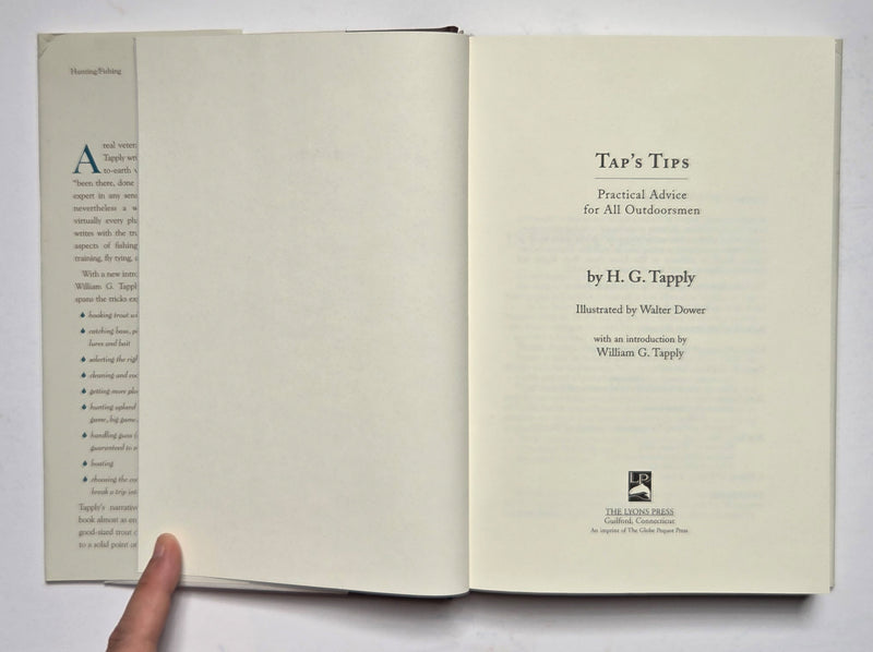 Tap's Tips: Practical Advice for All Outdoorsmen