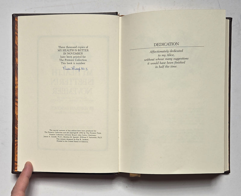 My Health Is Better in November