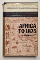 Africa to 1875: A Modern History