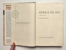 Africa to 1875: A Modern History