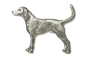 Coon Hound Pewter Pin