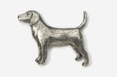 Beagle Pewter Pin