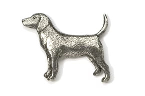 Beagle Pewter Pin