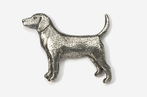 Beagle Pewter Pin