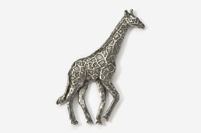 Giraffe Pewter Pin