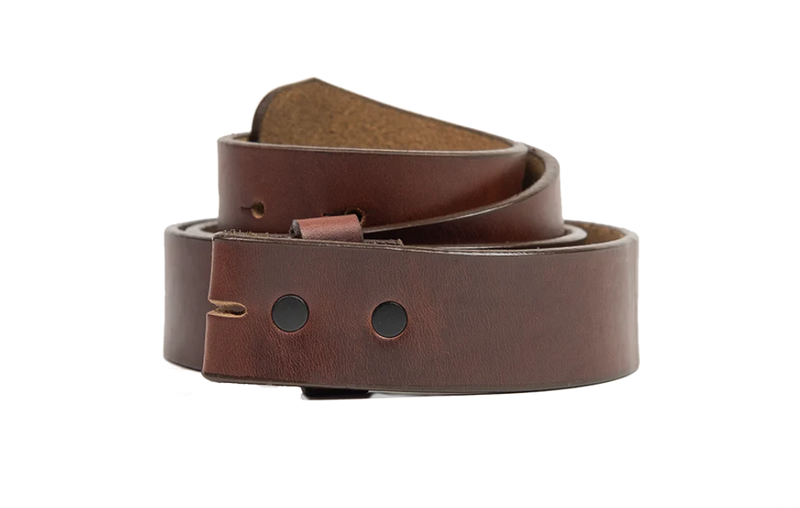 Quick Release Brown Leather Strap
