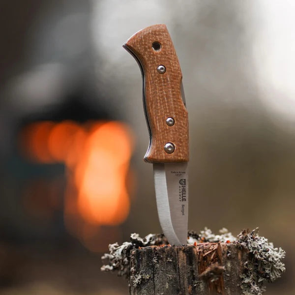 Helle Berget: Mustard Jute Micarta