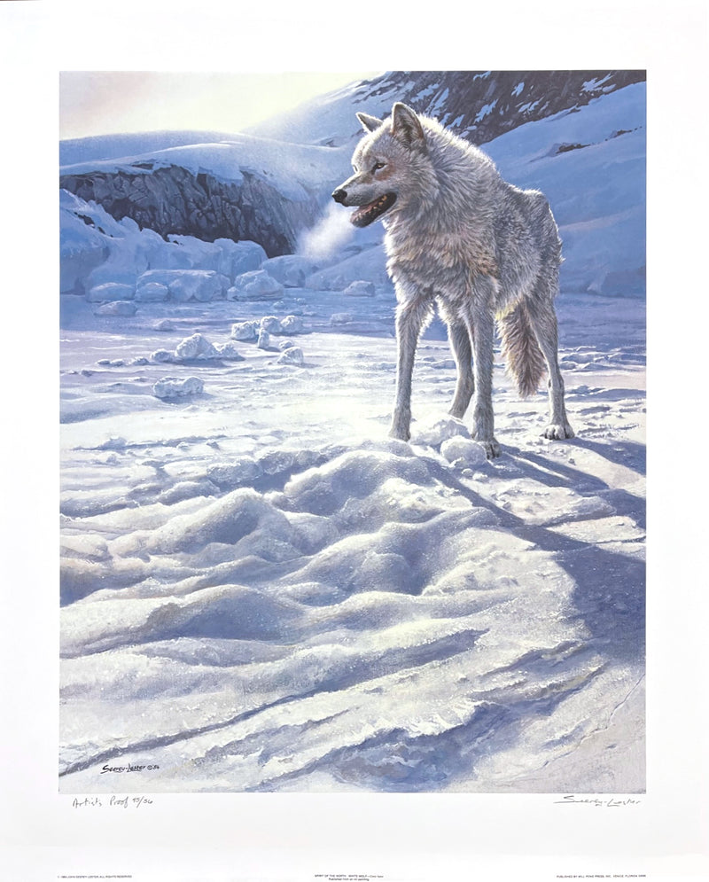 Spirit of the North – Timberwolf by John Seerey-Lester - Artist's Proof