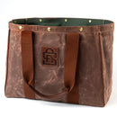 The ORIGINAL Boot & Bird Field Tote in Pecan - 18 oz. Waxed Canvas