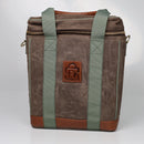 Wine & Whiskey Tote in Elm - 18 oz. Waxed Canvas