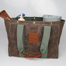 The ORIGINAL Boot & Bird Field Tote in Elm - 18 oz. Waxed Canvas