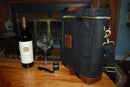 Wine & Whiskey Tote in Black Walnut - 18 oz. Waxed Canvas