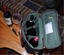 Wine & Whiskey Tote in Black Walnut - 18 oz. Waxed Canvas