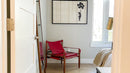Red Leather Safari Chair