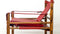Red Leather Safari Chair