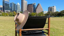 Black Leather Safari Chair