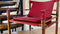 Red Leather Safari Chair