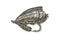 Salmon Fly Pewter Pin