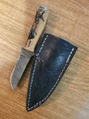 Sperm Whale Damascus Knife