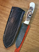Lion Damascus Knife