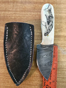 Humpback Whale Damascus Knife